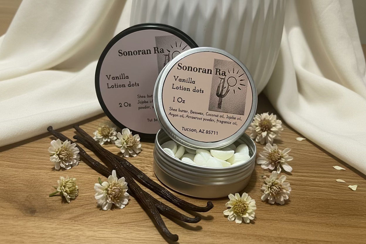 Lotion Dots – Moisturizing Shea Butter Solid Lotion Melts |